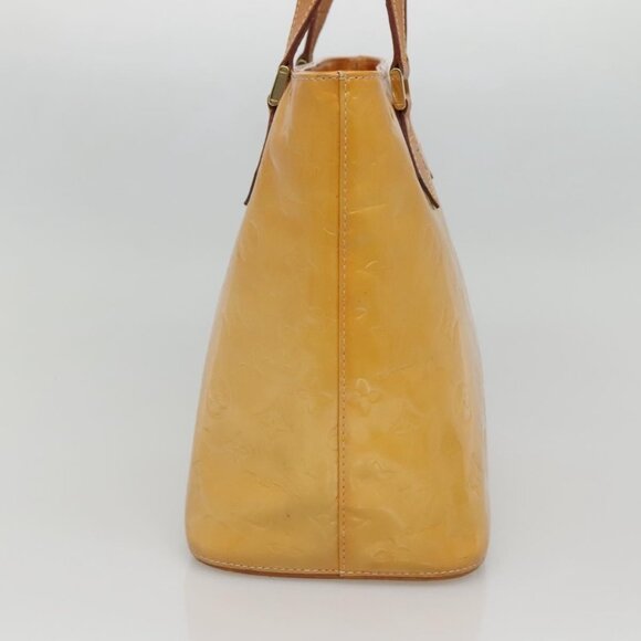 LOUIS VUITTON Monogram Vernis Houston Hand Bag Beige - Picture 4 of 15